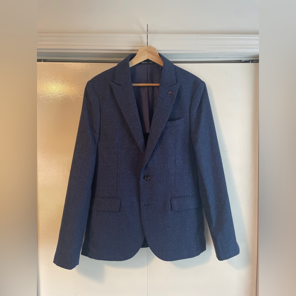 Scotch & Soda Holiday Blazer in Navy Blue